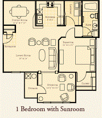 1 Bedroom Sunroom